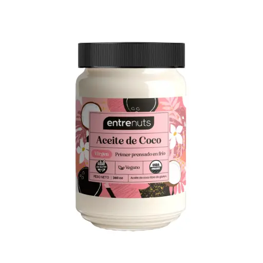 [1119] Aceite Coco Entre Nuts Virgen x 360cc.