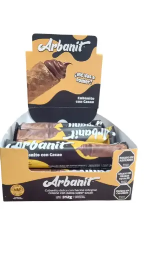 [2538] Cubanitos Arbanit Veggie Cacao CAJA X 12 U.