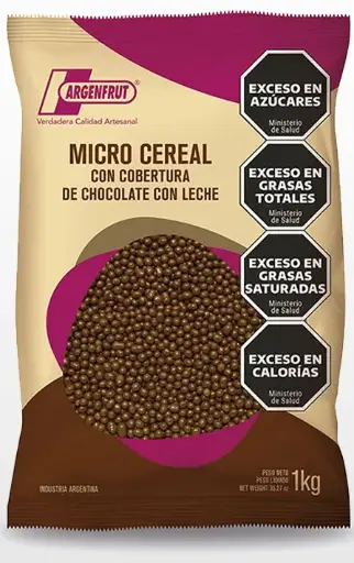 [2777] Chocolate Argenfrut MICROGALLE. C/ Cob. Ch. LECHE x 1kg.