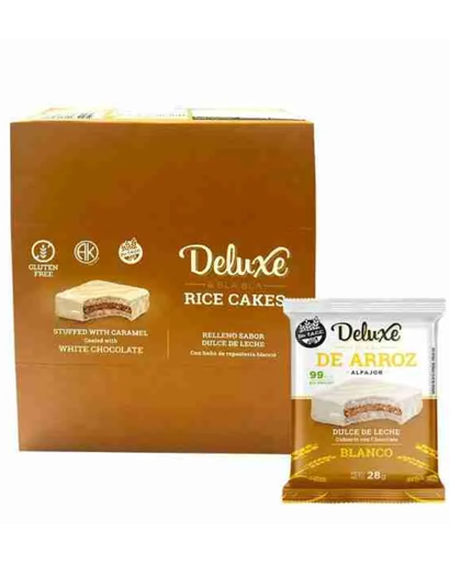 [2480] Alfajor Deluxe Chocolate Blanco CAJA X 12 U.
