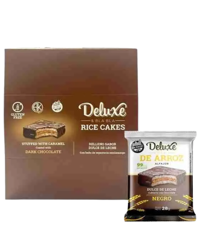 [2481] Alfajor Deluxe Chocolate Negro CAJA X 12 U.