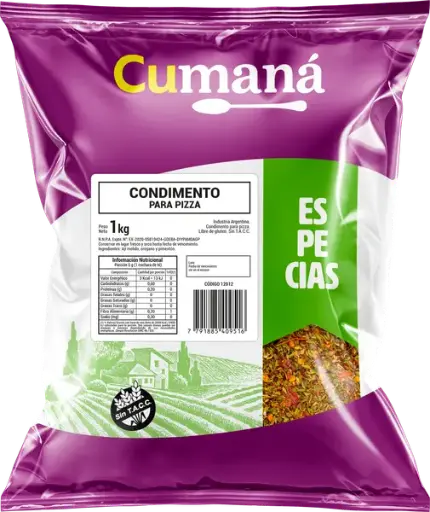 [1939] Condimento Pizza Cumana sin Tacc x 1kg.