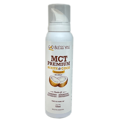 [1036] Aceite Coco God Bless You MCT Premium Spray x 125mL.