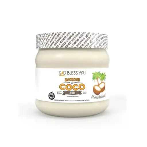 [1018] Aceite Coco God Bless You Neutro x 1L.