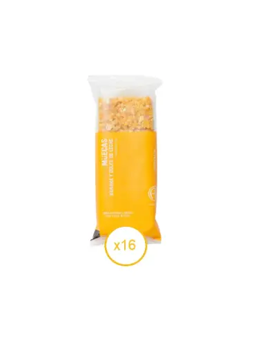 [2339] Barra Muecas Banana & Dulce de leche CAJA X 16 U.