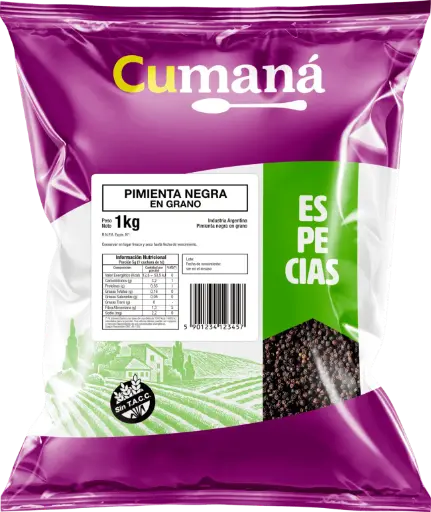 [2244] Pimienta Cumana Negra en Grano x 1kg.