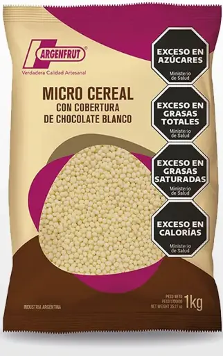 [2796] Chocolate Argenfrut MICROCER. C/ Cob. Cho. BLANCO 1kg.