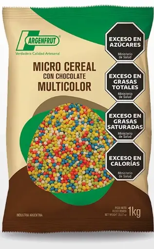 [2798] Chocolate Argenfrut MICROCEREAL C/ Cho. Multicolor x 1kg.