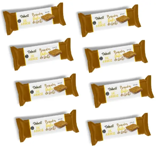 [2107] Galletas Deluxe Bañada Dulce de Leche 108g. CAJA X 12U.