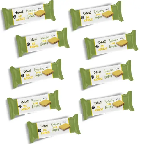 [2108] Galletas Deluxe Bañada Limon 108g. CAJA X 12U.