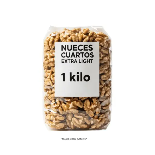 [2833] Nueces Cuartos Extra Light x 1kg. E*