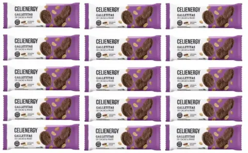 [2134] Galletitas Celienergy de Cacao y Mani x 130g. CAJA X 15 U.