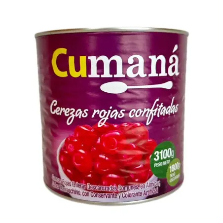[2727] Cerezas Cumana Enteras Confitadas x 3,1kg
