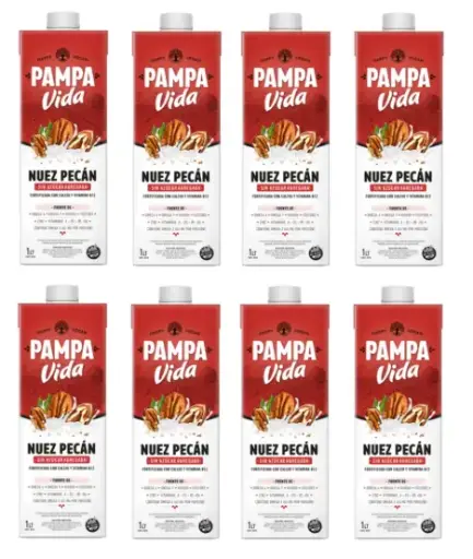 [2319] Leche Vegetal Pampa vida de Nuez Pecan X CAJA 8 U.
