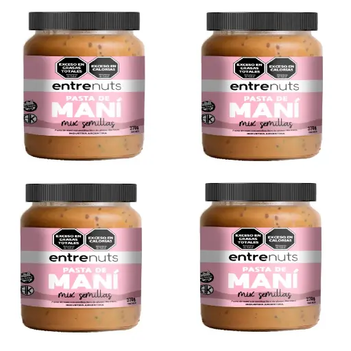 [2438] Pasta Mani Entre Nuts con Semillas CAJA X 12 U.