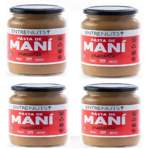 [2437] Pasta Mani Entre Nuts Crocante CAJA X 12 U.