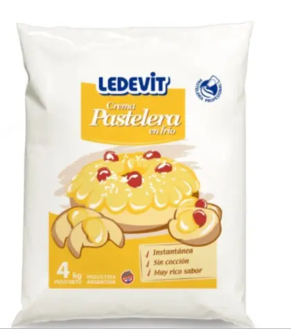 [1724] Crema Ledevit Pastelera en Frio x 4kg.