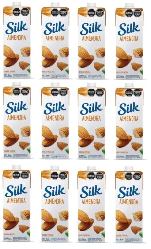 [2277] Leche Vegetal Silk Almendra Original x 1L. CAJA X 12 U.