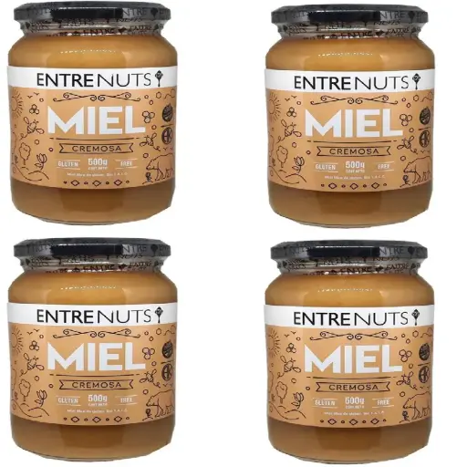 [2443] Miel Entre Nuts Cremosa CAJA X 12 U.