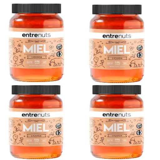 [2442] Miel Entre Nuts Liquida CAJA X 12 U.
