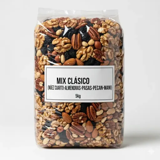 [0450] Mix Clasico x 5kg.(Nuez-Alm-Pasas-Pecan-Mani)