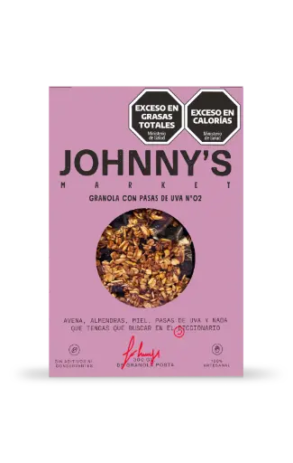 [2089] Granola Johnny'S Market Pasas 300g. CAJA X 10 U.