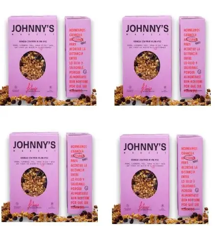 [2089] Granola Johnny'S Market Pasas 300g. CAJA X 10 U.