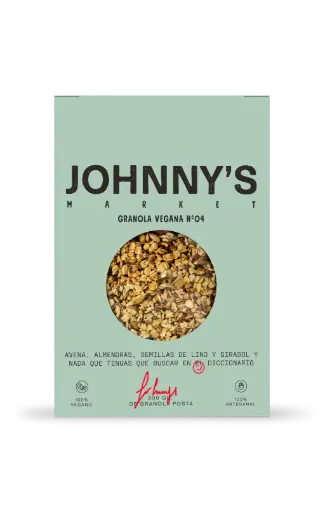 [2090] Granola Johnny'S Market Vegana 300g. CAJA X 10 U.