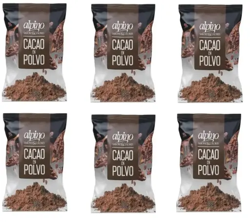 [2433] Cacao en Polvo Alpino amargo x 180g. CAJA X 15U.