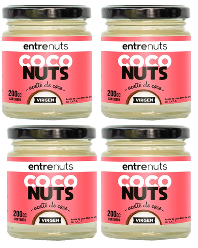 [2446] Aceite Coco Entre Nuts Virgen x 200cc. CAJA X 16 U.