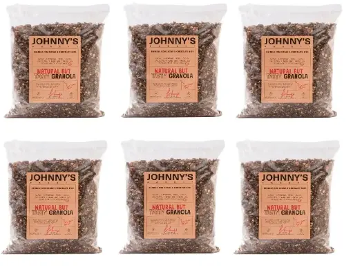 [2084] Granola Johnny'S Market Chocolate 1kg. CAJA X 6 U.