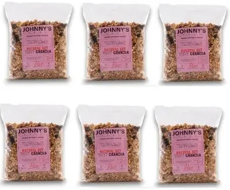[2085] Granola Johnny'S Market Pasas 1kg. CAJA X 6 U.