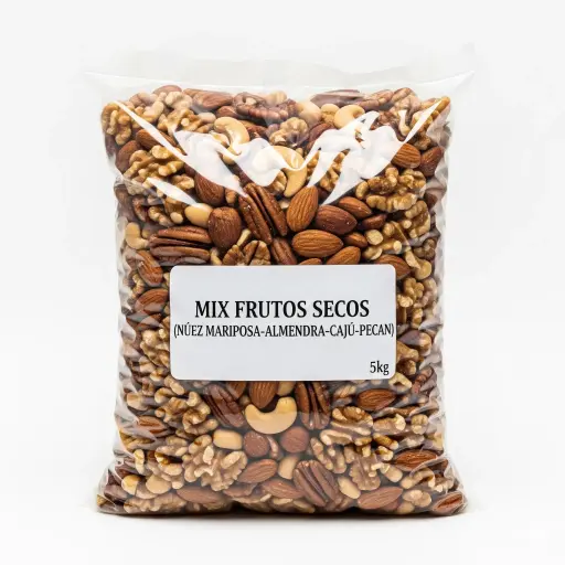 [0666] Mix Frutos Secos x 5kg.(NuezMariposa-Almendra-Caju-Pecan)