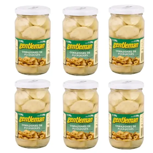 [2809] Alcauciles Gentleman Corazones x 800g. CAJA X 12 U.