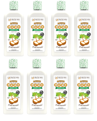 [2671] Aceite Coco God Bless You Virgen x 125mL. CAJA X 24 U.