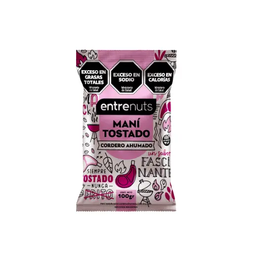 [2894] Mani Entre Nuts Tostado Cordero Ahumado x 100g.