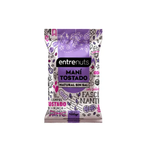 [2891] Mani Entre Nuts Tostado Sin Sal x 100g.