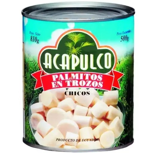[2880] Palmitos Acapulco Trozos Chicos x 800g.