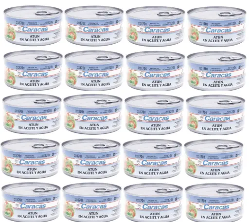 [2956] Atun Caracas en Aceite y Agua x 170g. CAJA X 48 U.