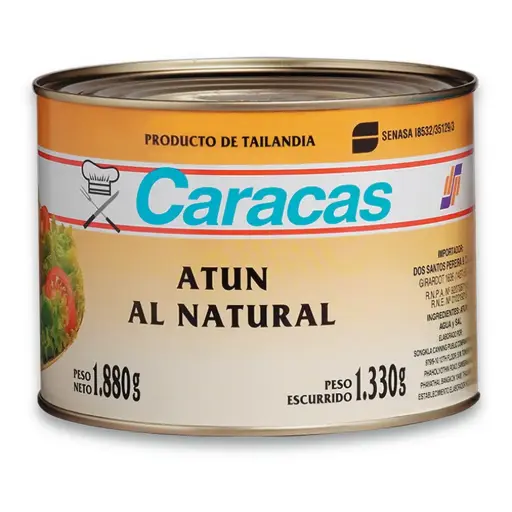 [2973] Atun Caracas Trozos al Natural x 1.8kg.
