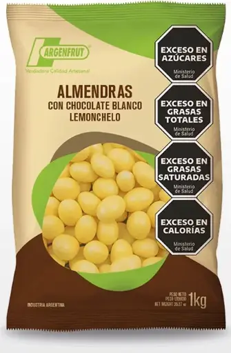 [2939] Chocolate Argenfrut ALMENDRAS Chocolate Lemonchelo x 1kg.